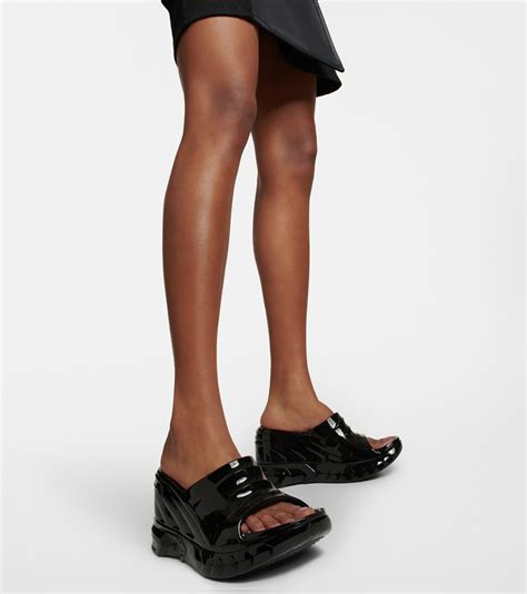 givenchy lace up jelly sandals|givenchy marshmallow sandals.